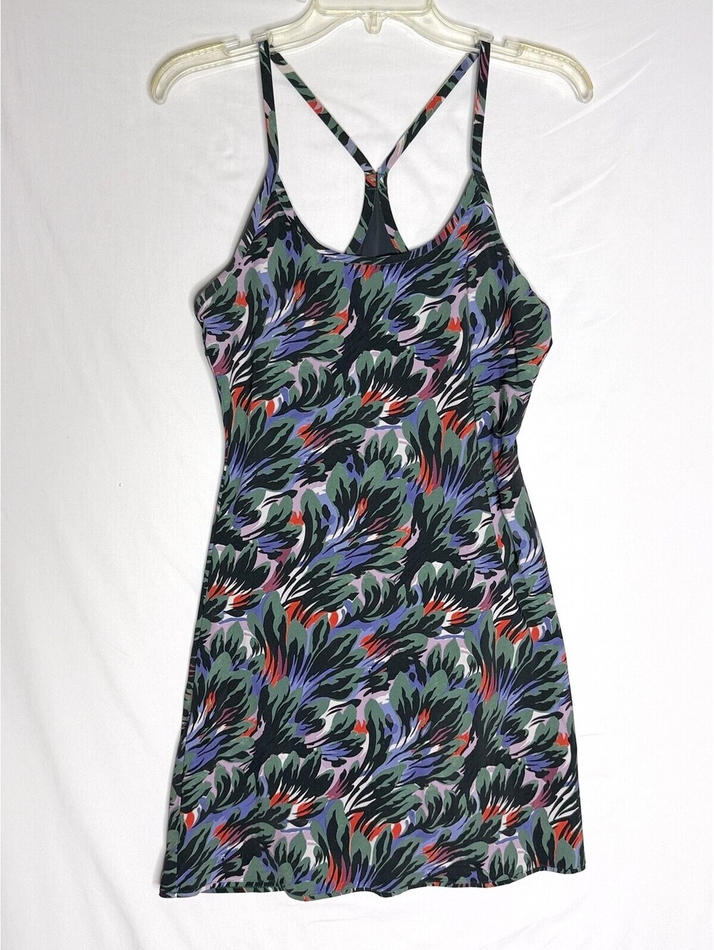 Outdoor Voices Exercise Dress S Printed Built In Shorts Pockets Tennis